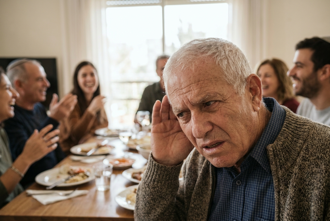 קושי לעקוב אחרי שיחה